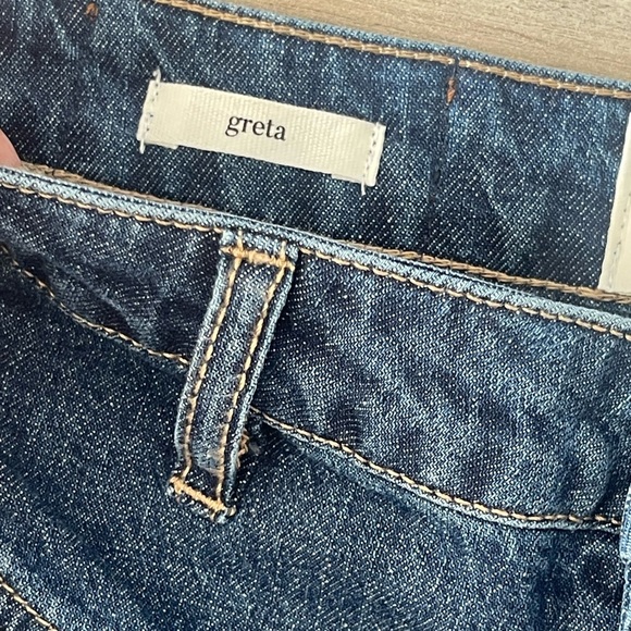 unpublished | Greta Crop Jeans in Roller Size 26 Vintage Look Wide Leg - Picture 4 of 7
